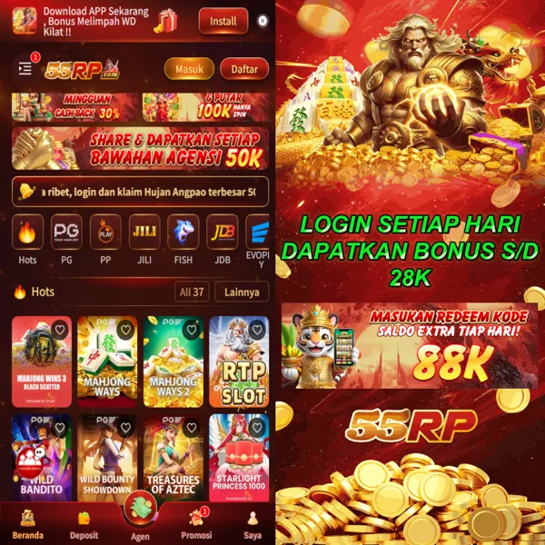 55RP Bonus Member Baru 100%
